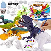 Magicfun Kit Pintura para Niños- Figuras Dinosaurios para Pintar- 36 Piezas Juguetes de Dinosaurios Creativo No Tóxicos…